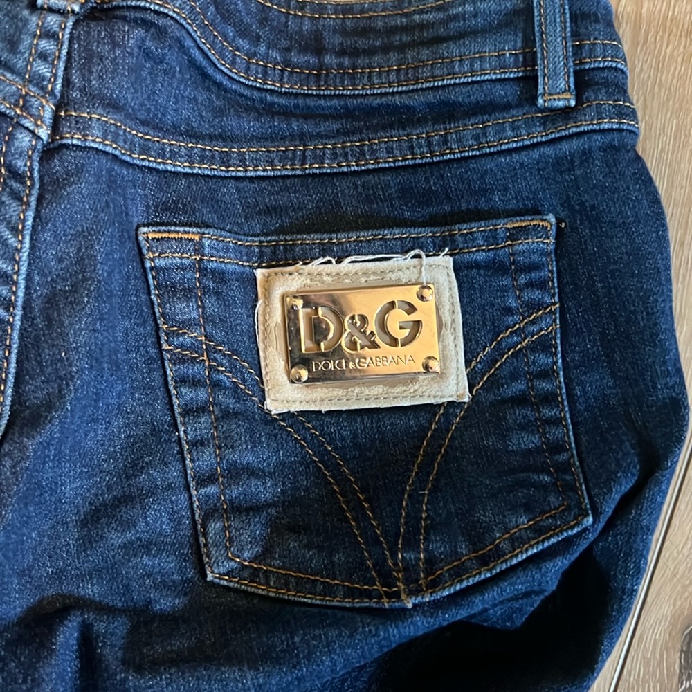 🛑 1 hour sale. Dolce & Gabbana, Classic Blue Women's Jeans, size 27 - Picture 7 of 16